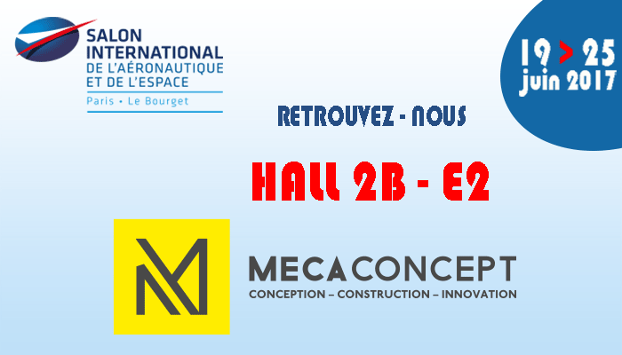 mecaconcept au salon du bourget - SIAE 2017