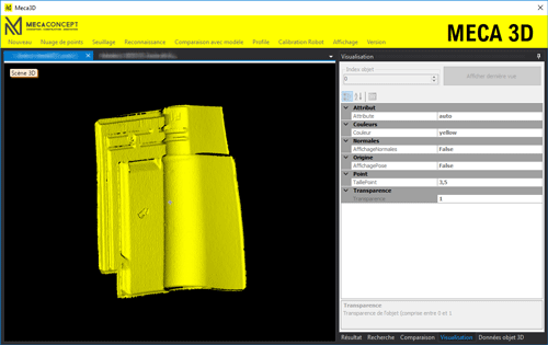 MECA 3D : solutions de vision industrielle 3D par MECACONCEPT