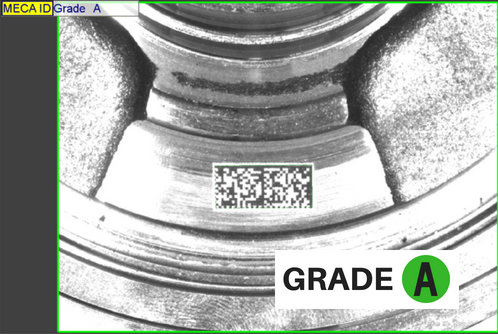 identification et vérification de code par échelle de grades - Mecaconcept intégrateur en vision industrielle région Rhône Alpes