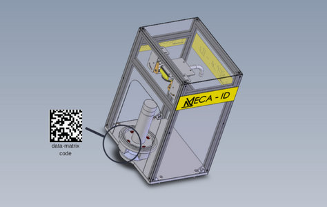 contrôle qualité du marquage des codes datamatrix par Mecconcept, ingénierie et vision industrielle à Saint-Etienne en Auvergne-Rhône-Alpes