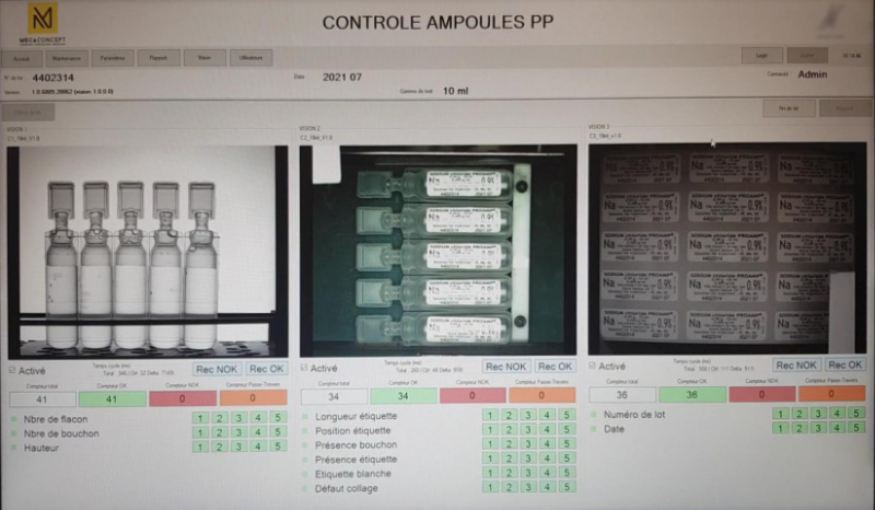 Mecaconcept développe et installe des solutions de contrôle de conformité par caméra pour le secteur pharmaceutique