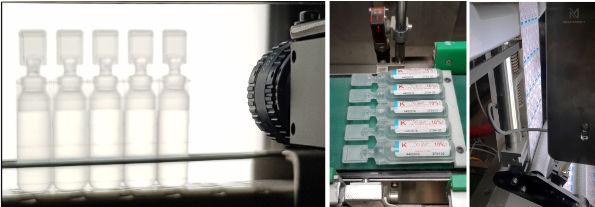 contrôle de conformités produits et étiquettes par caméra - solutions de vision industrielle développées par Mecaconcept en Auvergne Rhône Alpes.