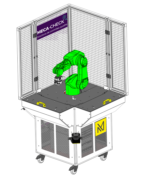 MECA-CHECK IA solutions de contrôle qualité et d'inspection intégrant de l'Intelligence Artificielle