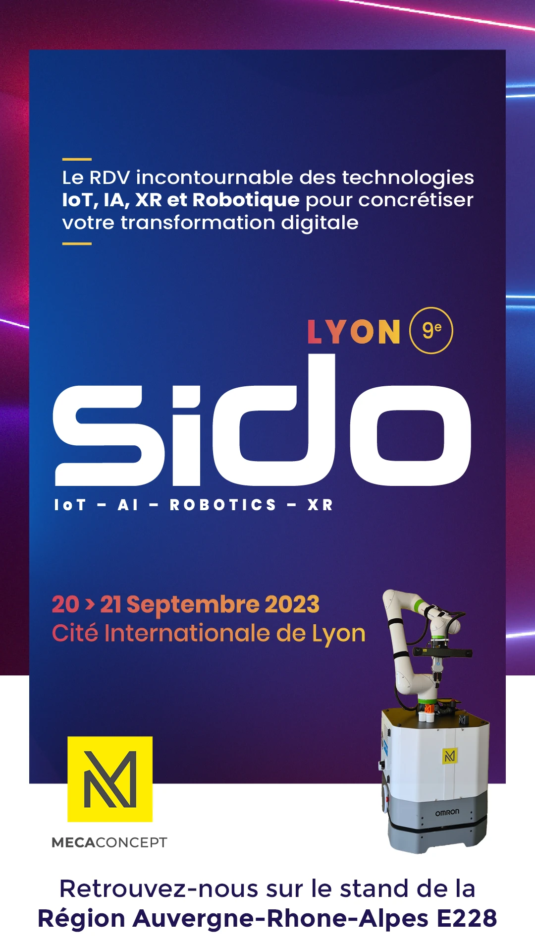 Mecaconcept, exposant au salon SIDO Lyon 2023