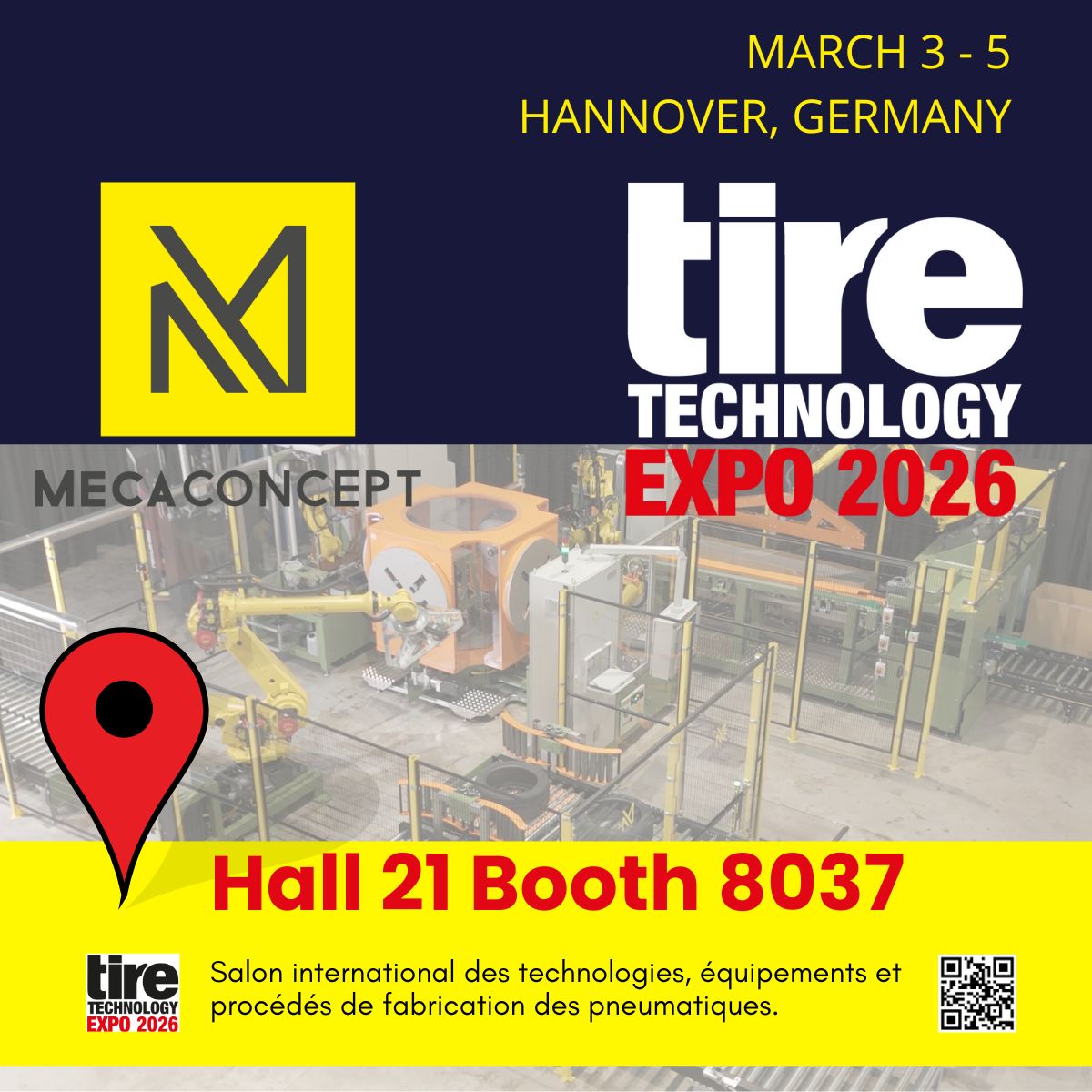 Featured image for “MECACONCEPT au Tire Technology Expo 2026”